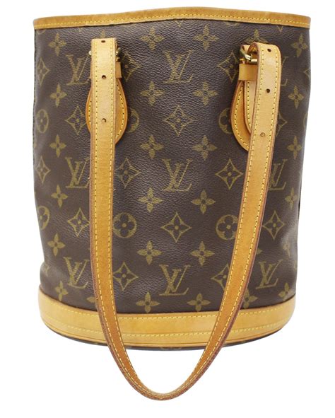 authentic louis vuitton bucket bag.